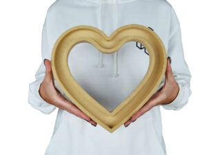 Hollow Heart (Traditional) 18mm Fillable