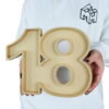 2-Joined Numbers 18mm + 36mm Fillable