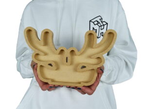 Reindeer Head 18mm Fillable