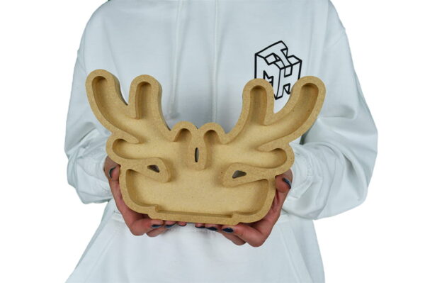 Reindeer Head 18mm Fillable