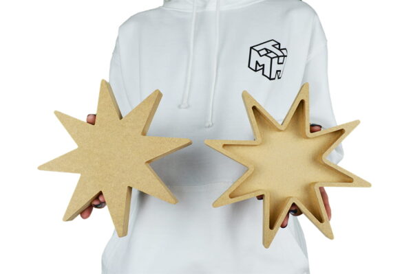 8-Point Star 18mm Fillable / Solid