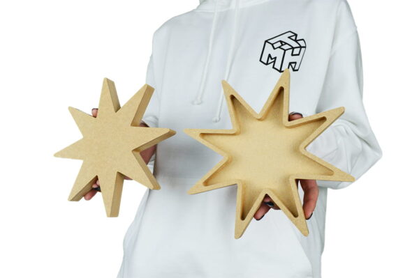 8-Point Star 18mm Fillable / Solid - Image 2