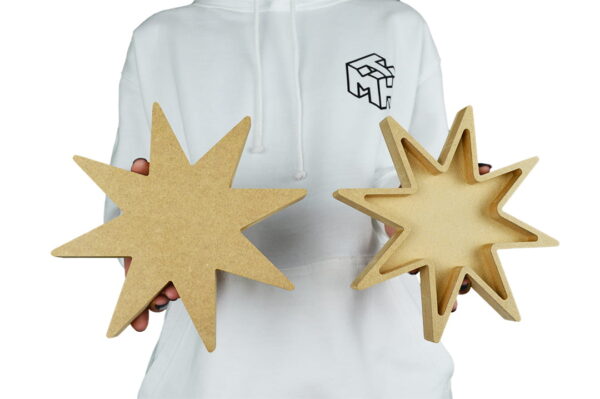 8-Point Star 18mm Fillable / Solid - Image 3