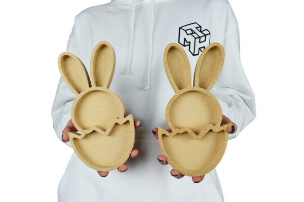 Bunny In Egg 18mm Fillable