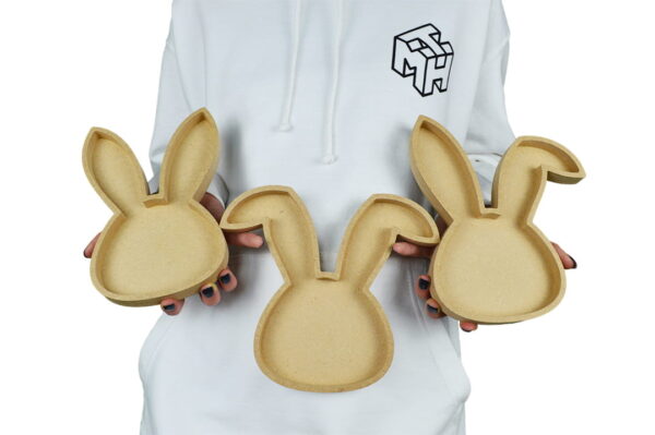 Easter Bunny Heads 18mm Fillable