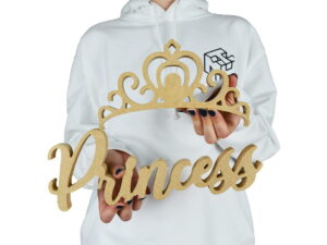 Princess and Tiara set 18mm Solid