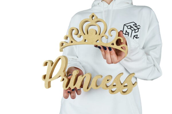 Princess and Tiara set 18mm Solid - Image 2