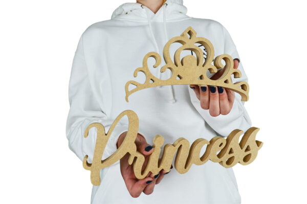 Princess and Tiara set 18mm Solid - Image 3