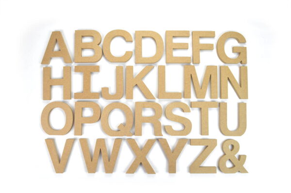 Wooden Letters / (Elegant Font) / 18mm MDF - Image 2