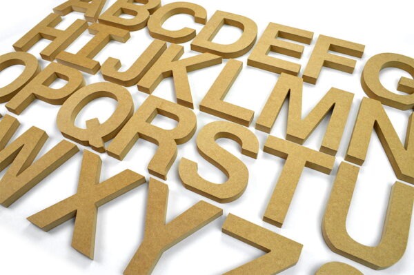 Wooden Letters / (Elegant Font) / 18mm MDF - Image 3