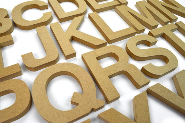 Wooden Letters / (Elegant Font) / 18mm MDF