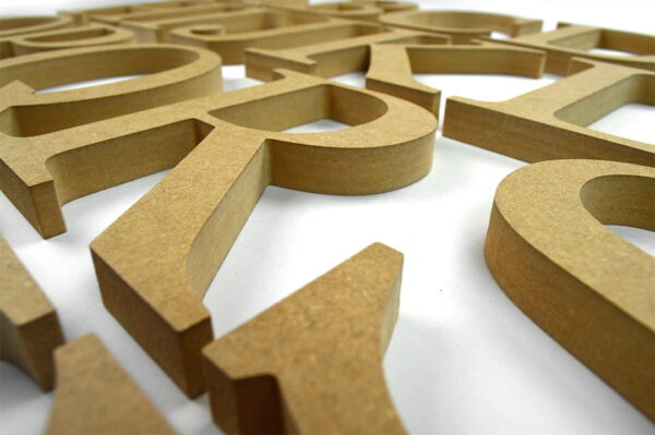 MDF Wooden Letters / (Smart Font) / 18mm MDF - Image 4