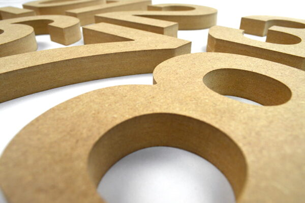 Wooden Numbers / (Elegant Font) / 18mm MDF - Image 4