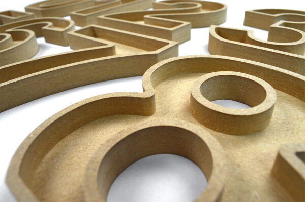 Fillable Wooden Numbers / (Chunky Font) / 18mm + 36mm / MDF - Image 4