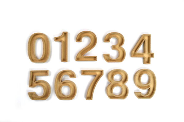 Fillable Wooden Numbers / (Elegant Font) / 18mm + 36mm / MDF - Image 2